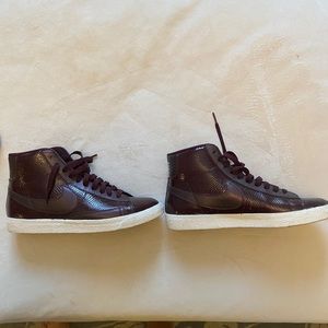 Nike Blazers- Maroon Size 10